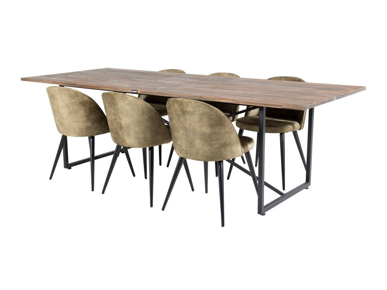 Valgomojo komplektas Dallas 1598 (Dusty žalia)