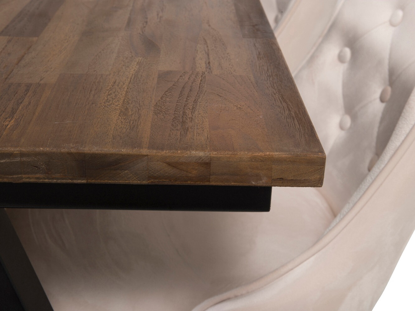 Valgomojo komplektas Dallas 1934 (Juoda + Smėlinė)