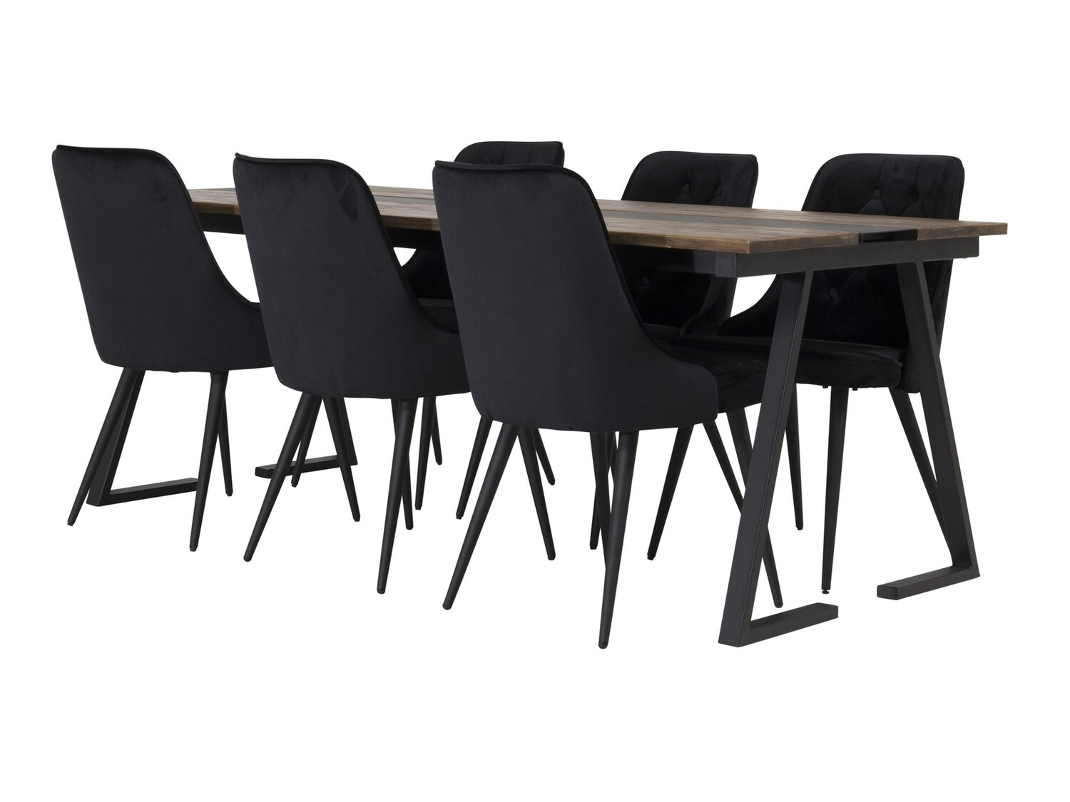 Valgomojo komplektas Dallas 1934 (Juoda)