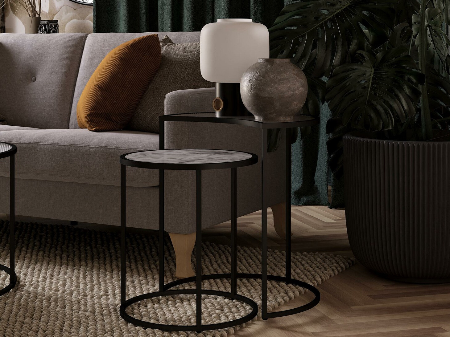 Šoninių staliukų komplektas Tulsa 453