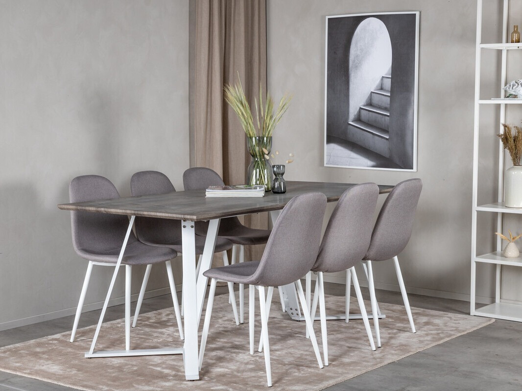 Kėdė Dallas 3222 (Pilka + Balta)