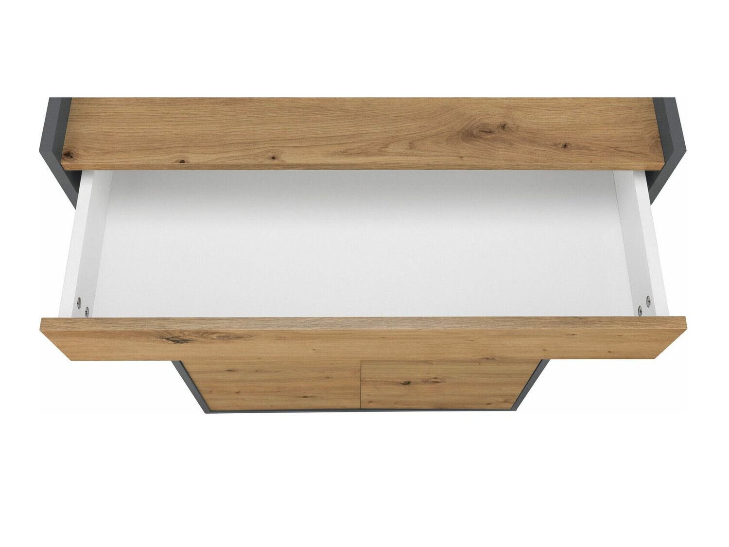 Batų lentyna Ruvciri 101 (Ąžuolas + Antracitas)