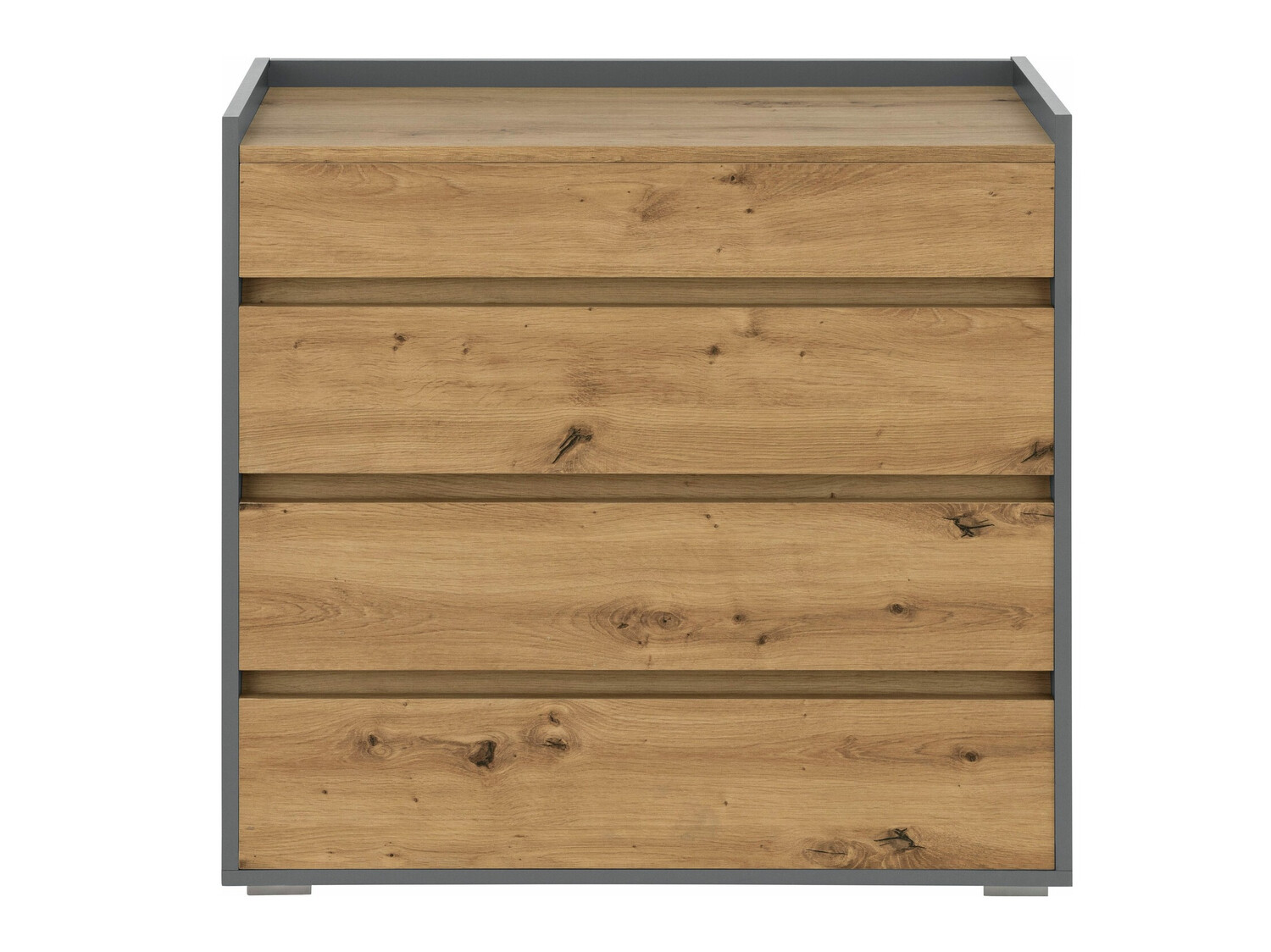 Komoda Ruvciri 105 (Antracitas + Ąžuolas)