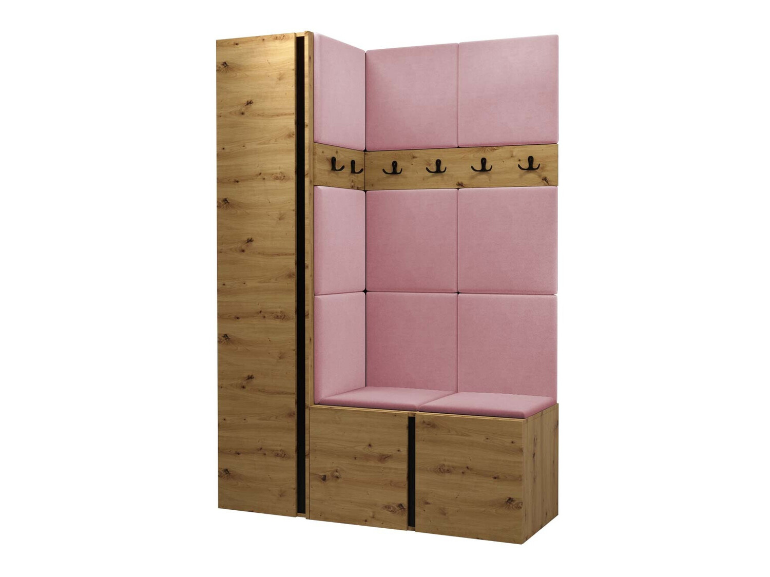 Prieškambario komplektas Pinis IX (Artisan ąžuolas)