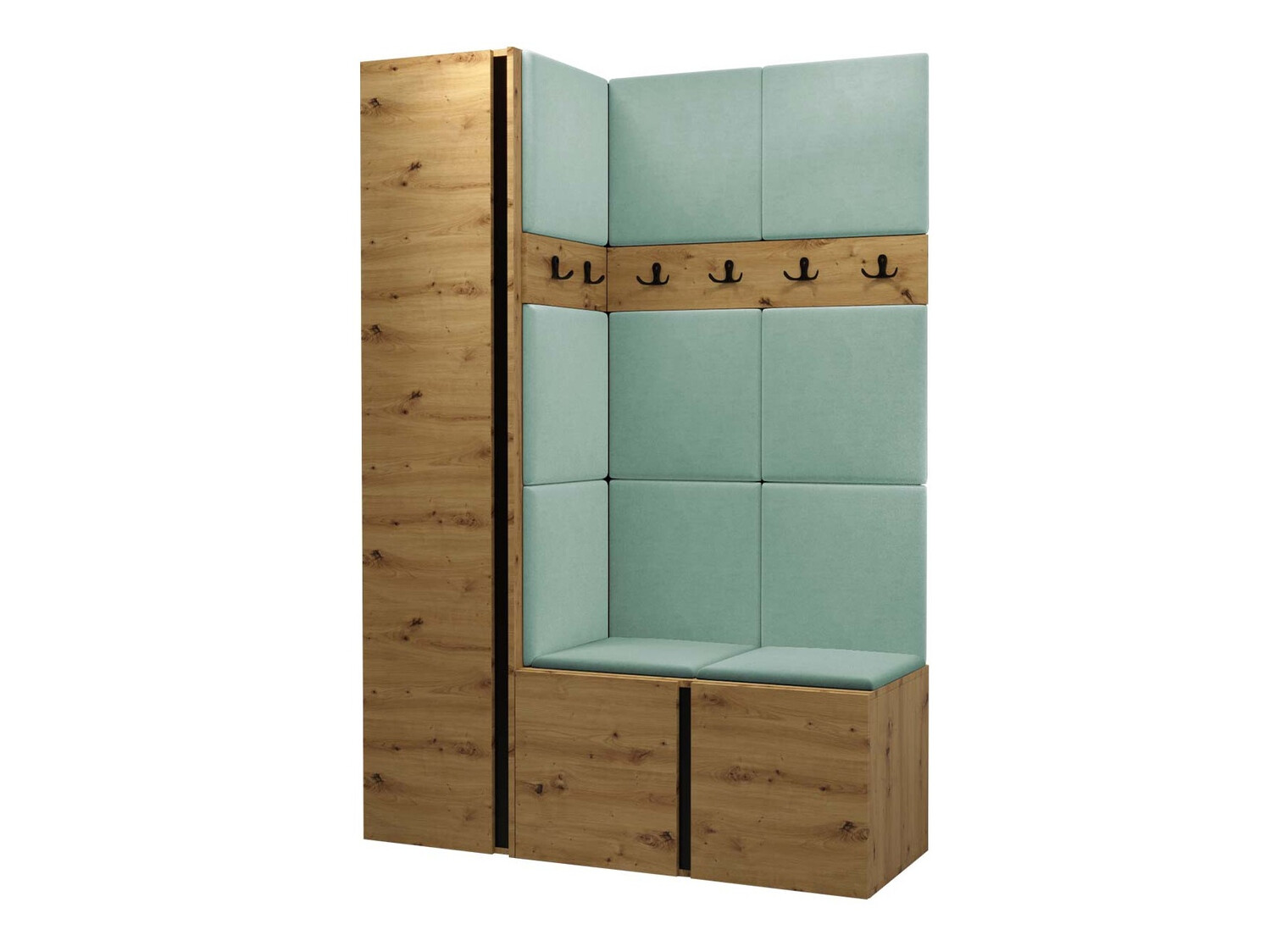 Prieškambario komplektas Pinis IX (Artisan ąžuolas)