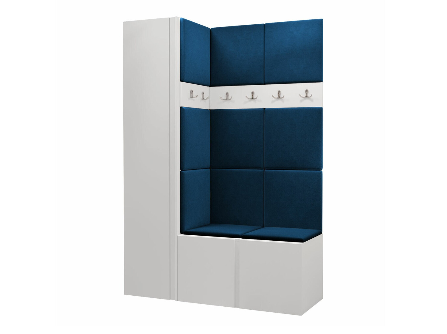 Prieškambario komplektas Pinis IX (Balta)