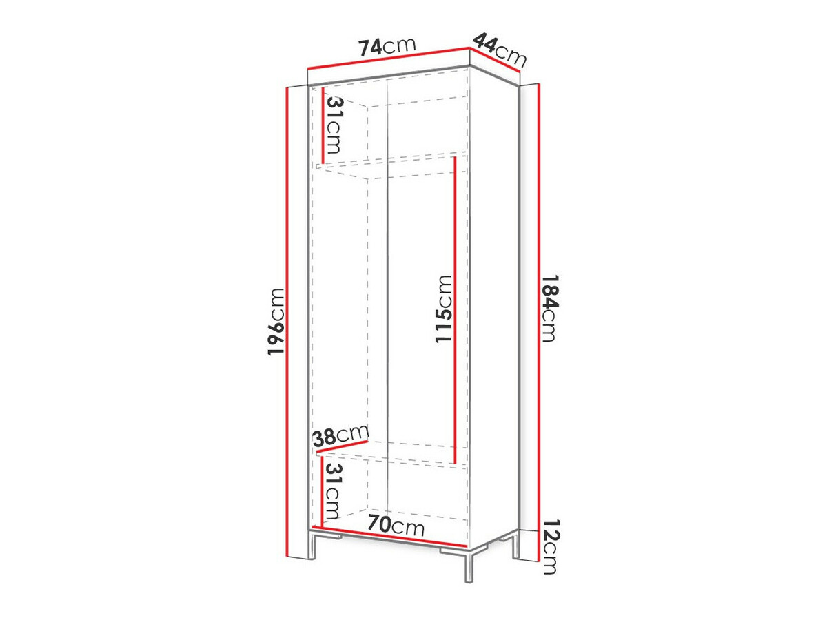 Spinta Nomal (Juoda + Auksinė)