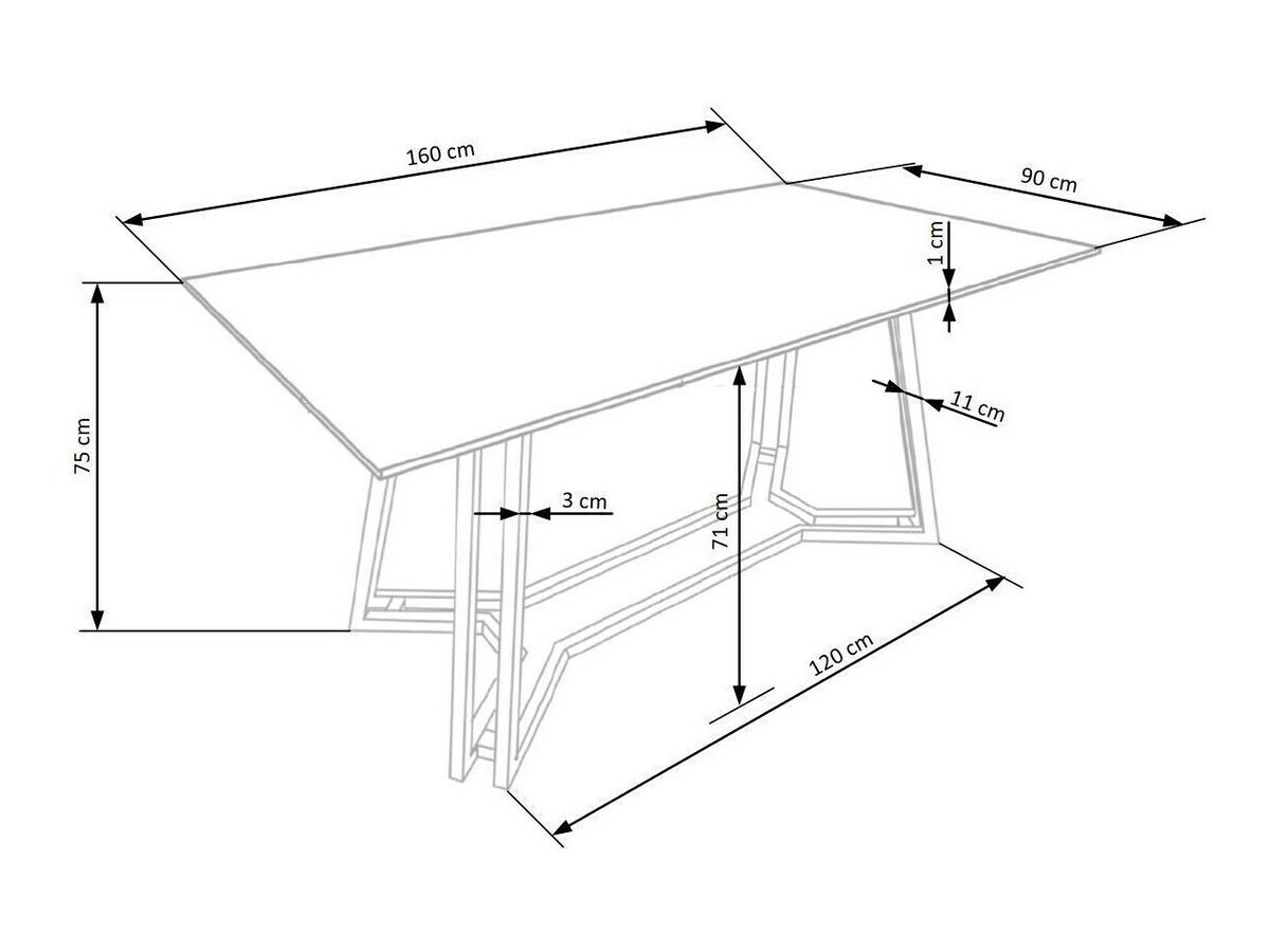 Valgomojo komplektas Houston 1140