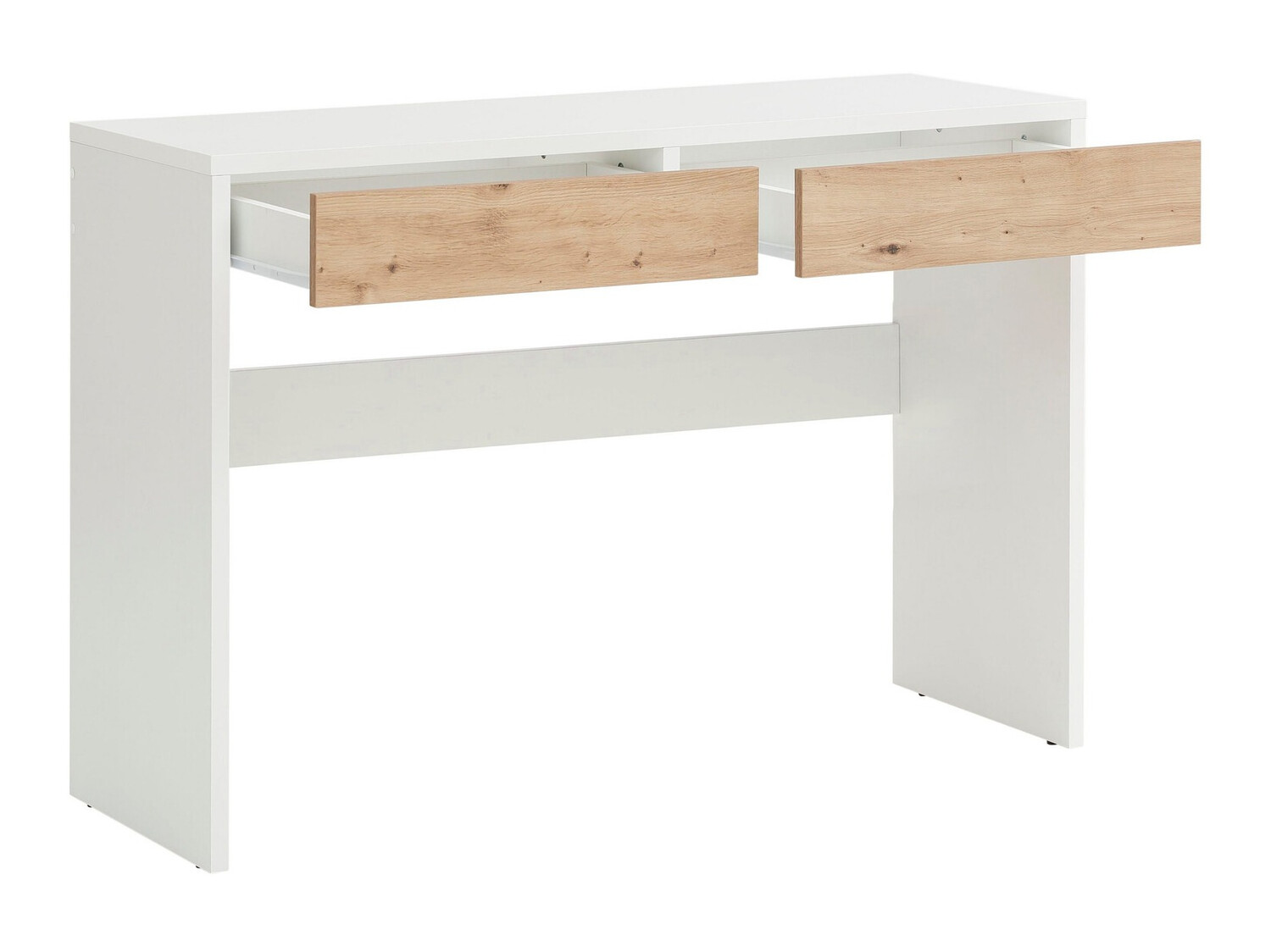 Konsolė Denton 879 (Balta + Artisan ąžuolas)