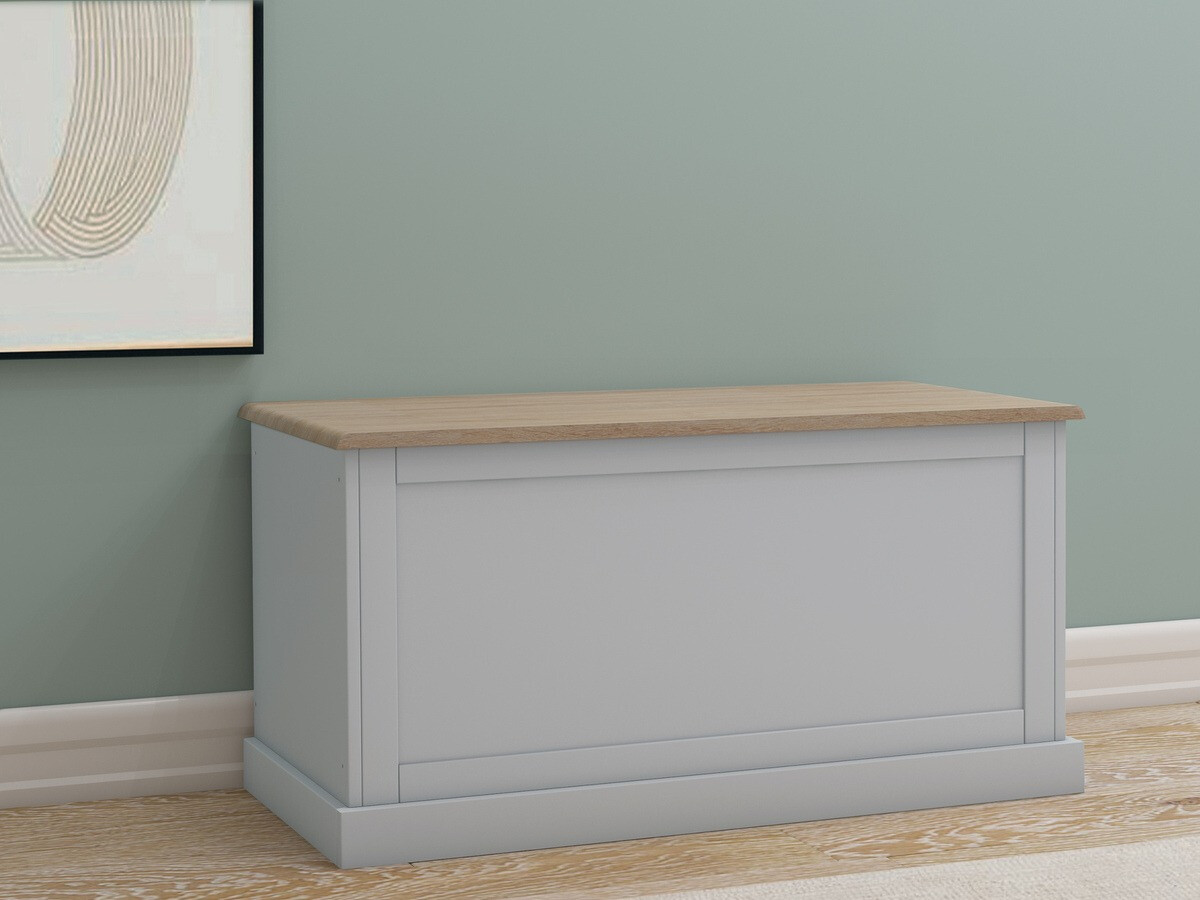 Daiktadėžė Lirveri 104 (Pilka + Šviesus ąžuolas)