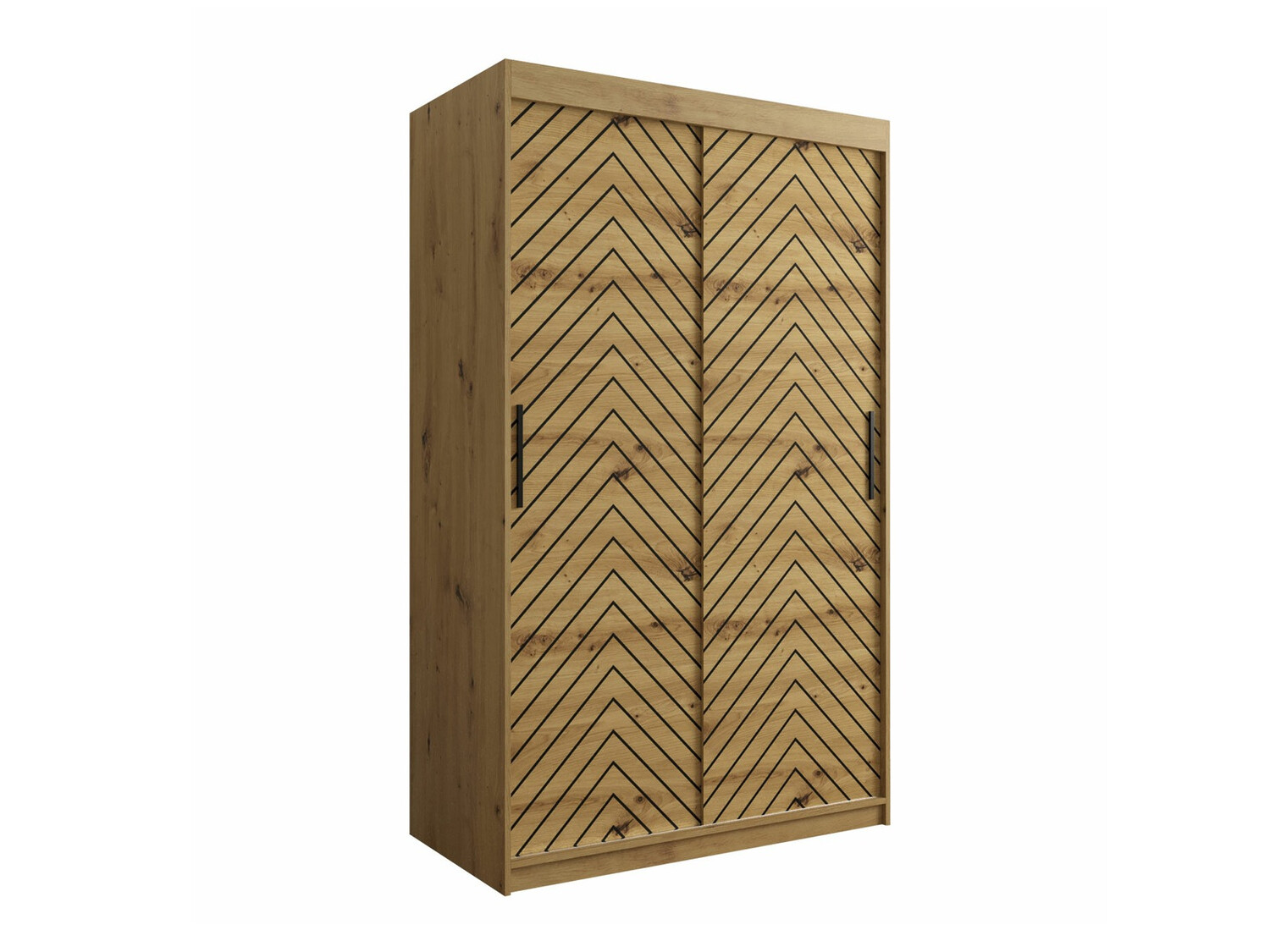 Spinta Hartford 308 (Artisan ąžuolas + Juoda)