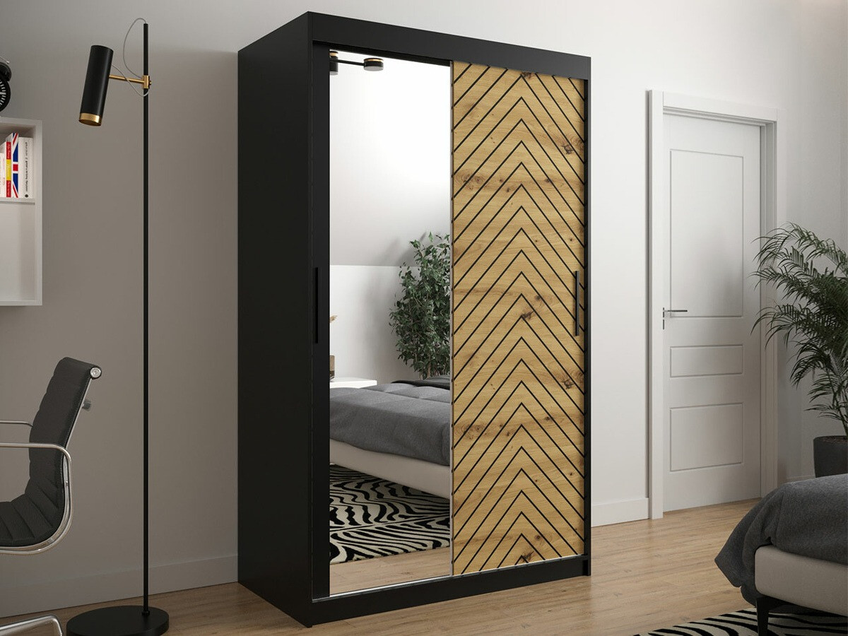 Spinta Hartford 309 (Juoda + Artisan ąžuolas)