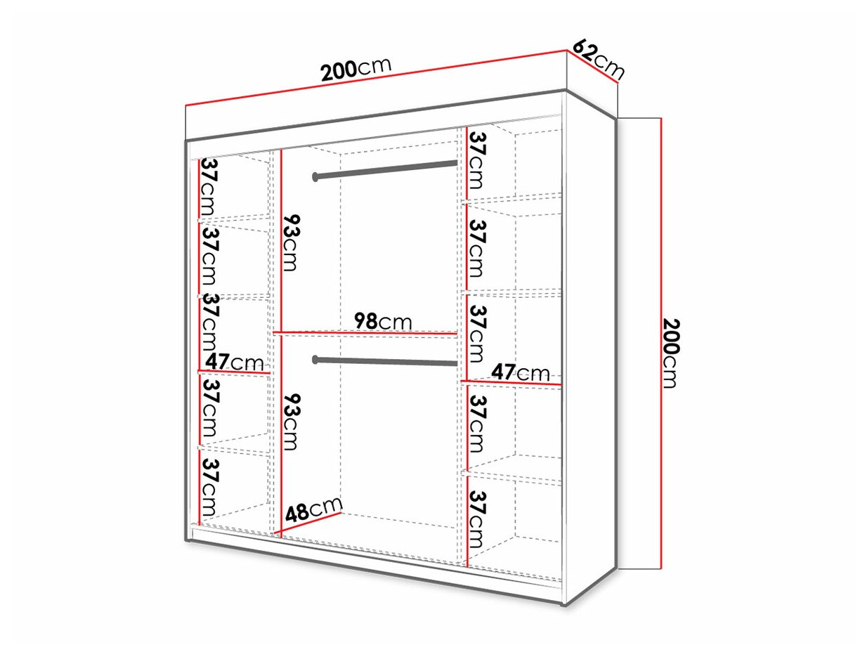 Spinta Hartford 315 (Balta + Juoda)