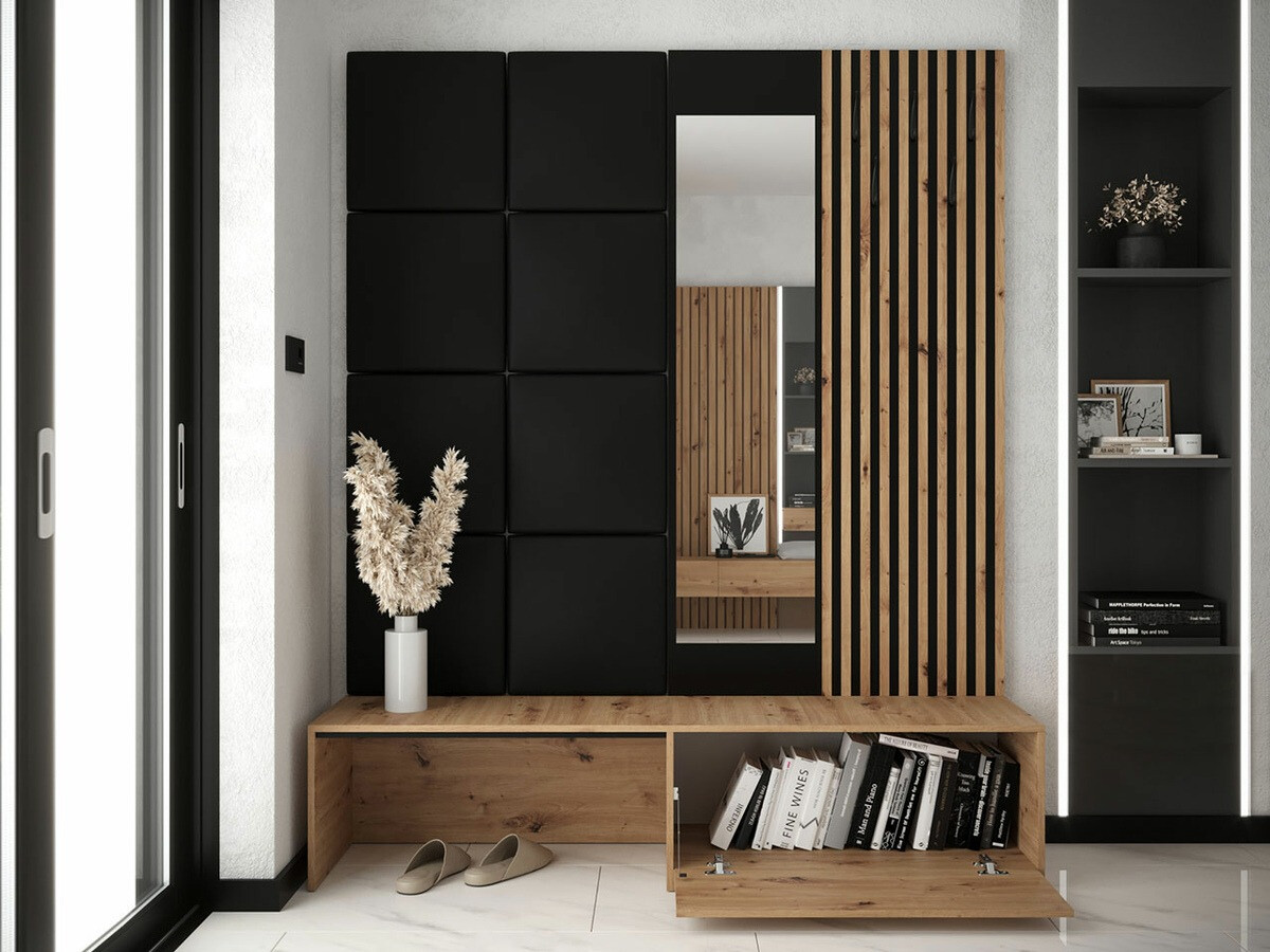 Prieškambario komplektas Fabor (Artisan ąžuolas + Manila 11)