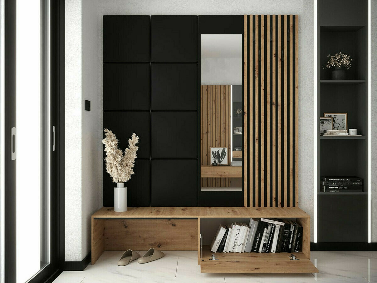 Prieškambario komplektas Fabor (Artisan ąžuolas + Manila 18)