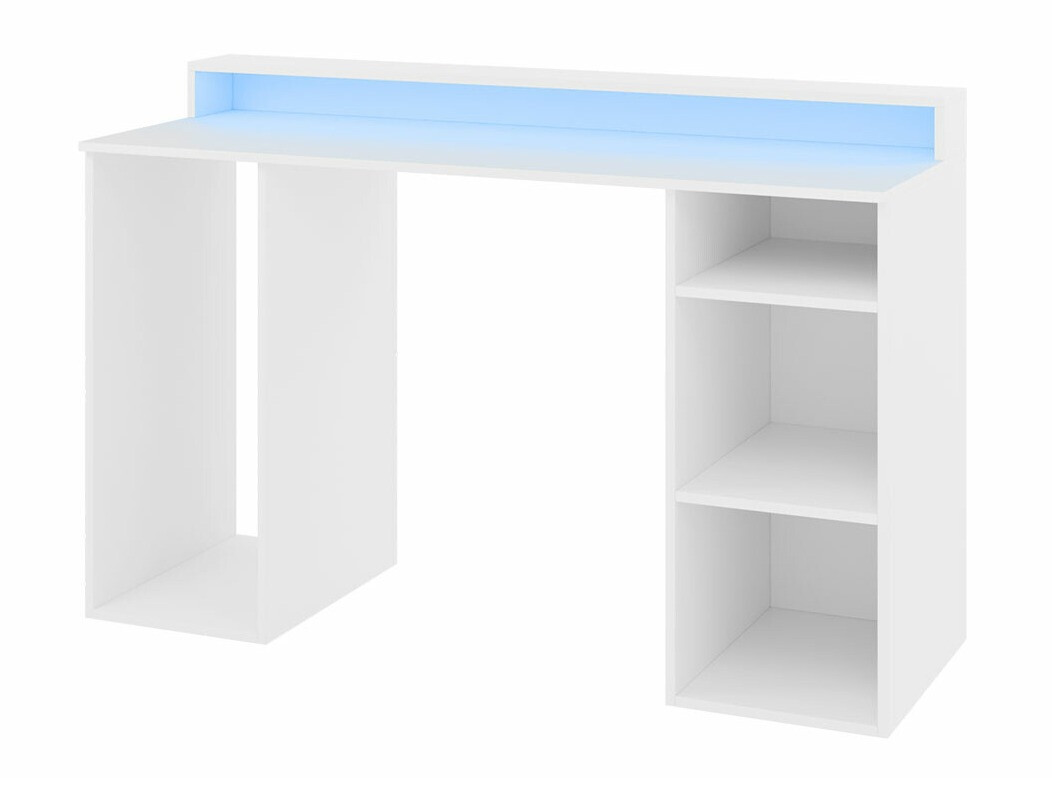 Kompiuterinių žaidimų stalas Lila (Balta)