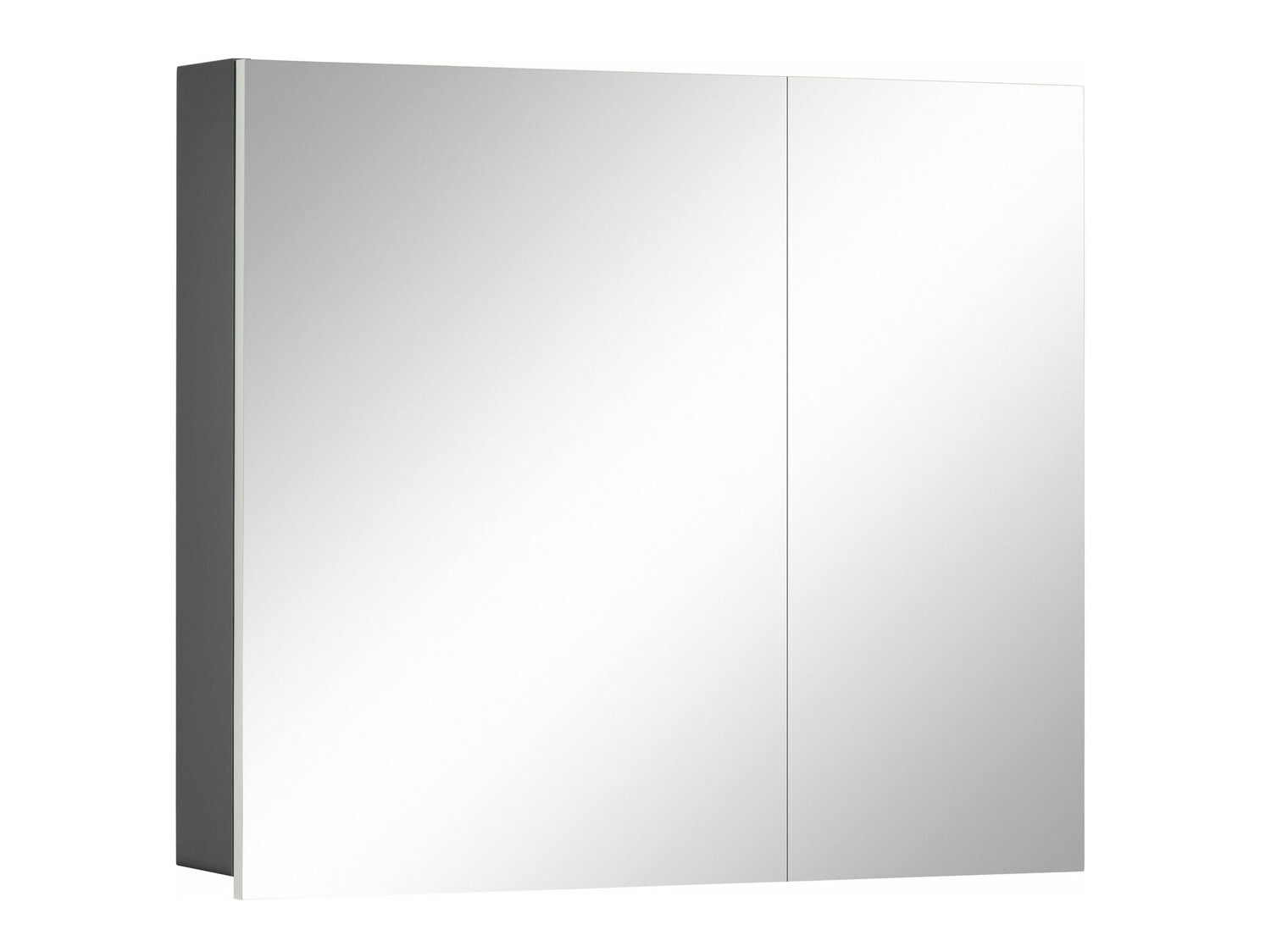 Vonios spintelė su veidrodžiu Soncamu 104 (Balta + Antracitas)