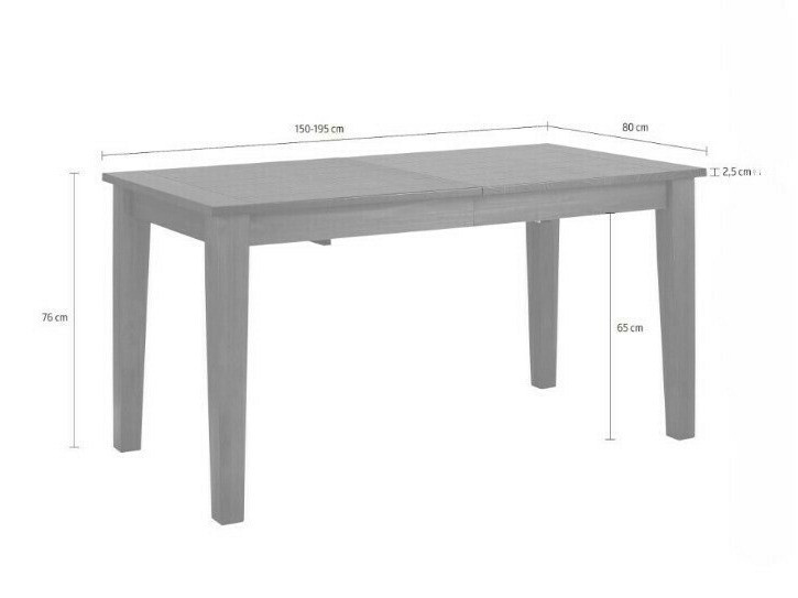 Stalas Denton 947 (Tamsi ruda)