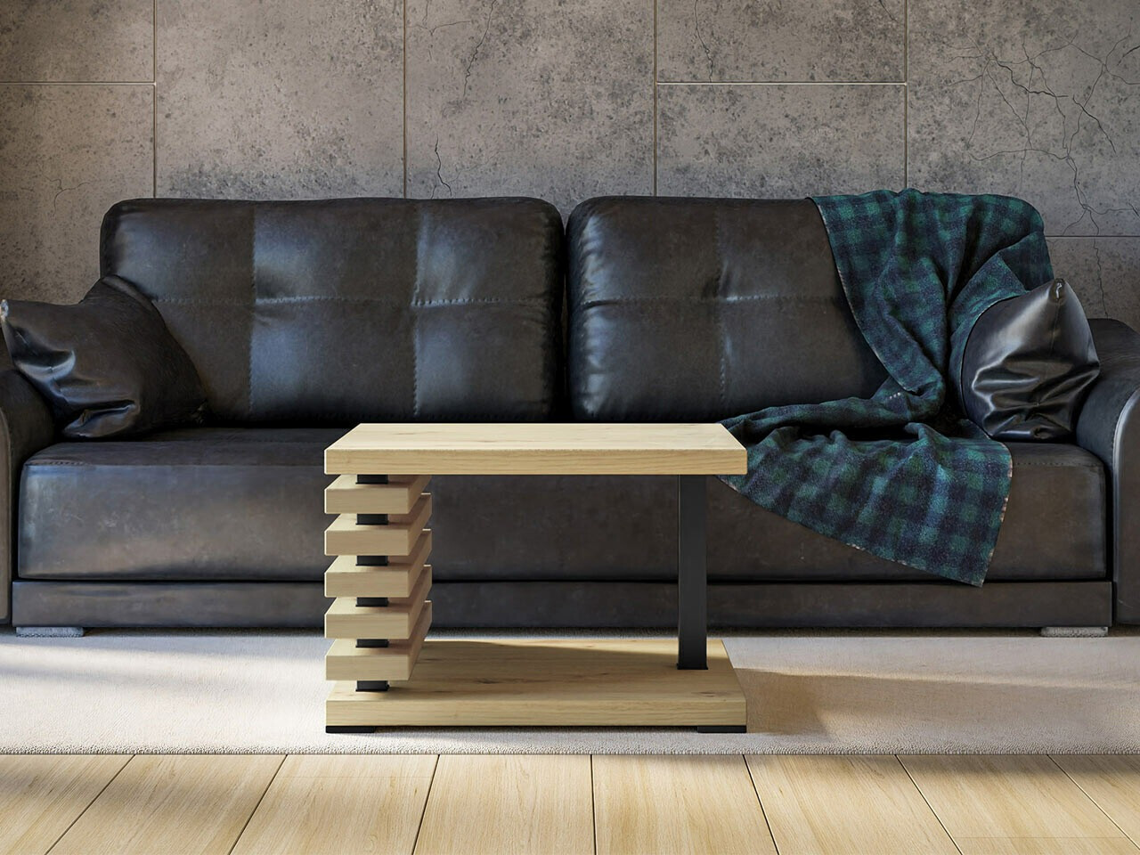 Žurnalinis staliukas Goodyear 123 (Artisan ąžuolas)