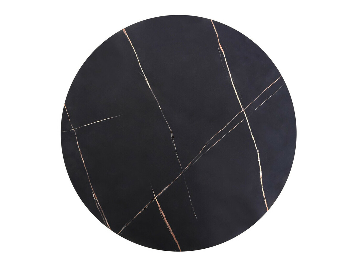 Žurnalinis staliukas Houston 1275 (Juodas marmuras + Juoda)