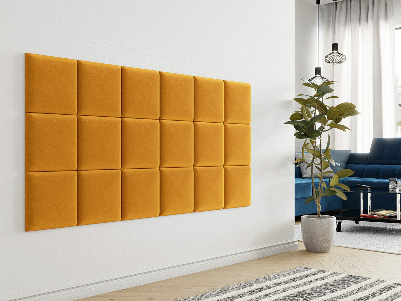 Minkšta sienos plokštė Comfivo Ovis II (Manila 32) (30x30)