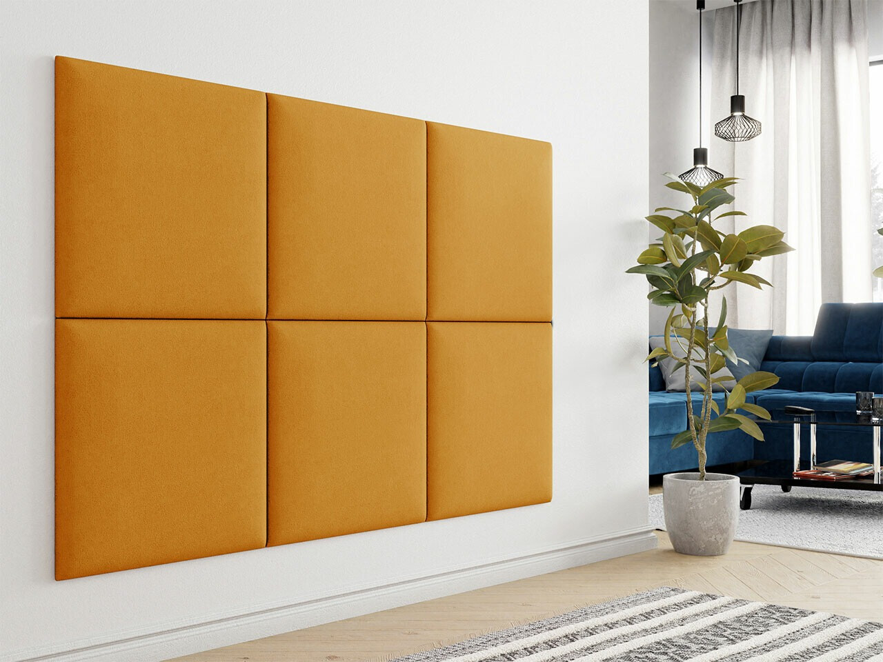 Minkšta sienos plokštė Comfivo Ovis V (Manila 32) (60x60)