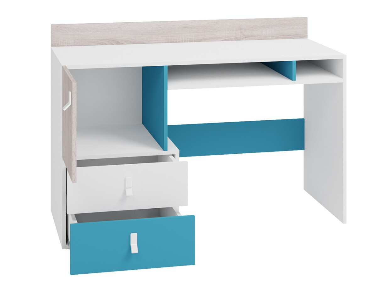 Vaikų kambario komplektas Camteso 114 (Juoda + Ąžuolas + Beige)