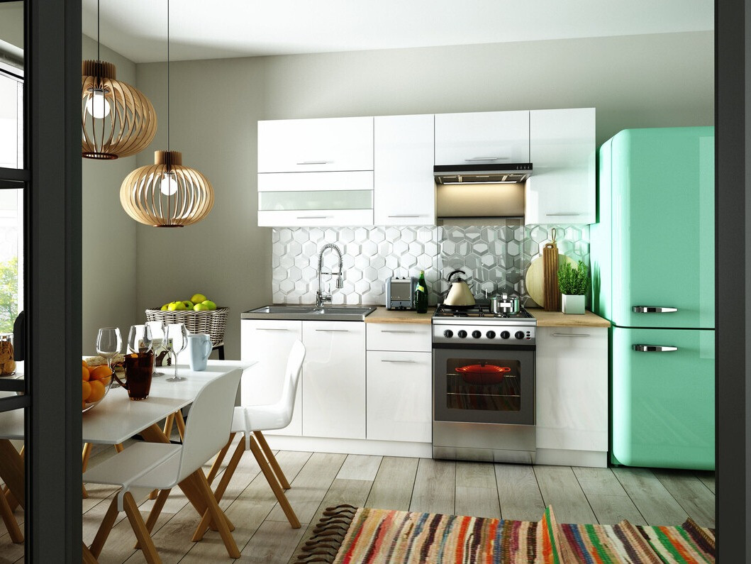 Modulinis virtuvės komplektas Tiffa White 117