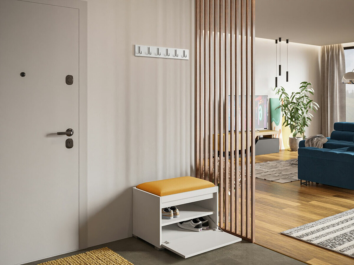 Prieškambario komplektas Comfivo Pinus VIII (Balta + Manila 32)
