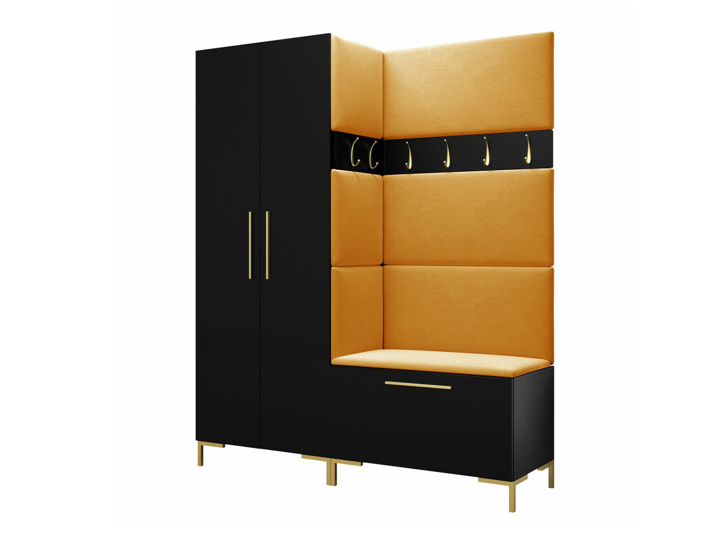 Prieškambario komplektas Nomal I (Juoda)