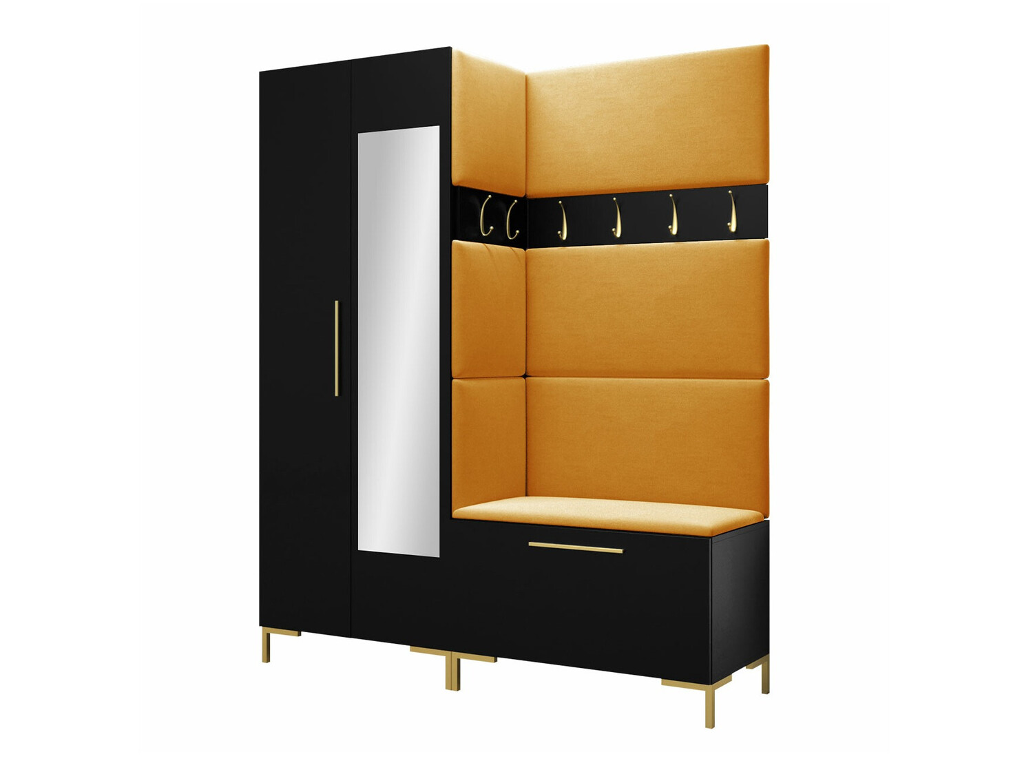 Prieškambario komplektas Nomal IX (Juoda)