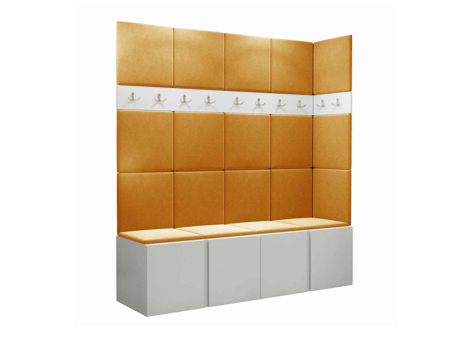 Prieškambario komplektas Pinis II (Balta)