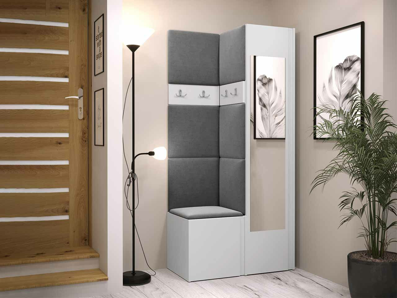 Prieškambario komplektas Hartford 354 (Balta)