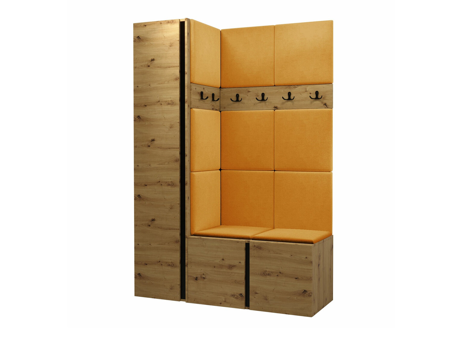 Prieškambario komplektas Pinis IX (Artisan ąžuolas)