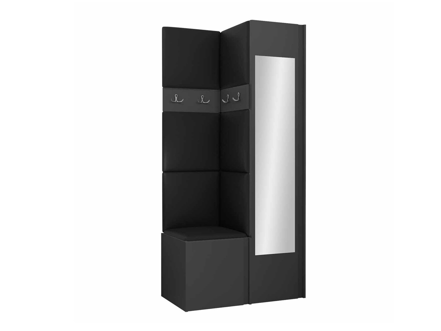 Prieškambario komplektas Pinis XXV (Grafitas)