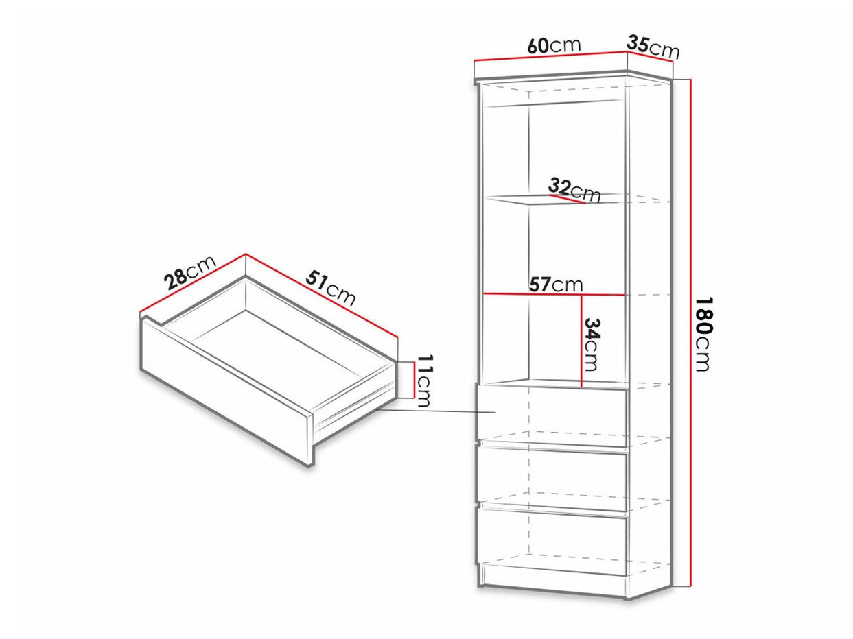 Lentyna Comfivo 184 (Sonomos ąžuolas)
