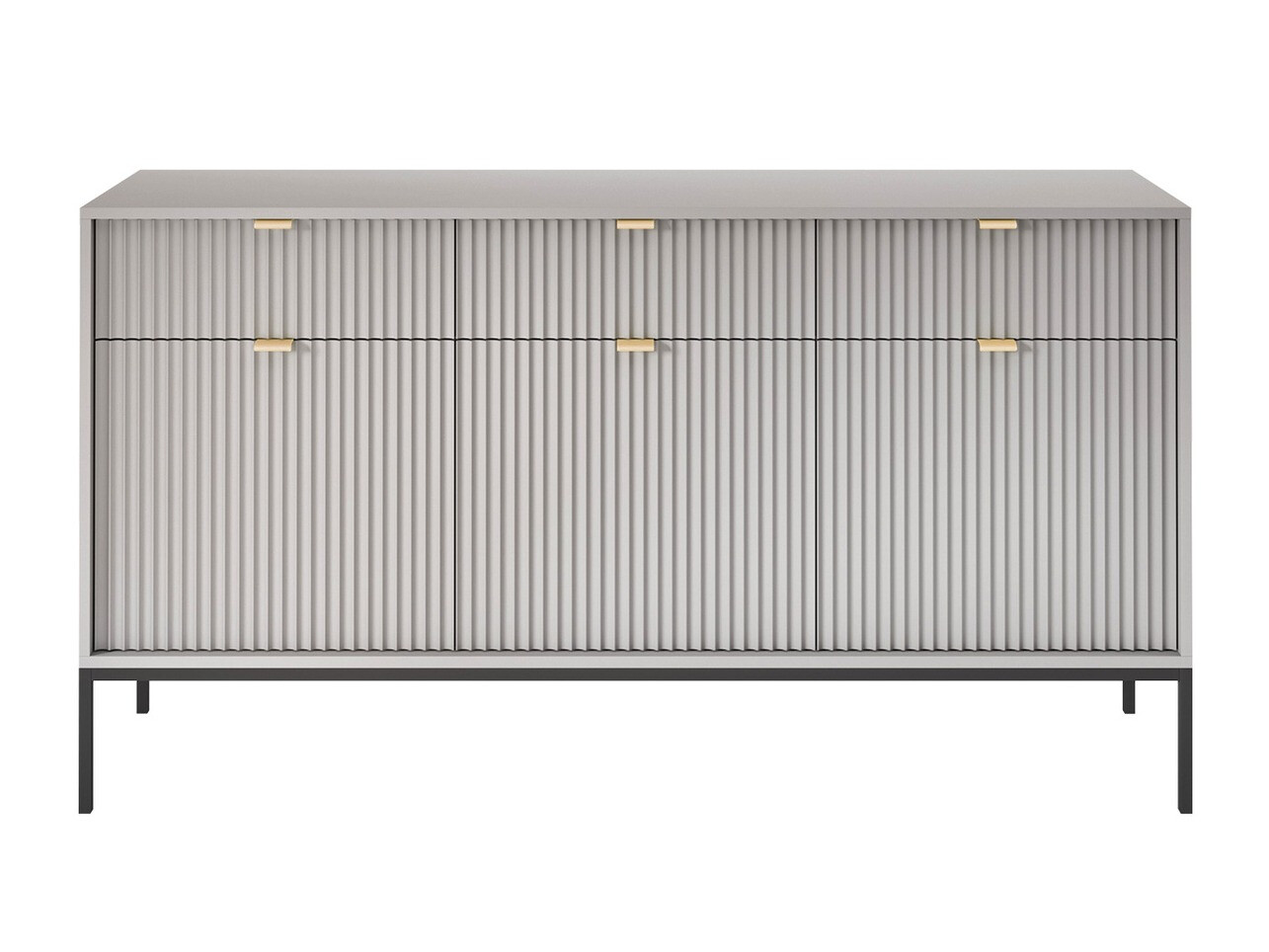 Komoda Lima L105 (Pilka + Juoda)