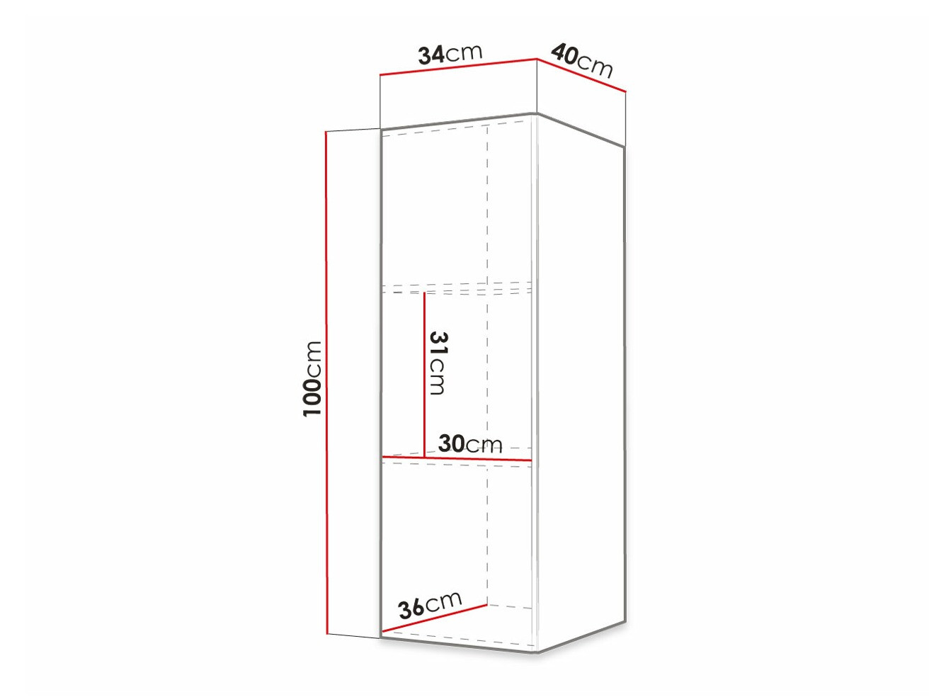 Pakabinama spintelė Artifar (Juoda)