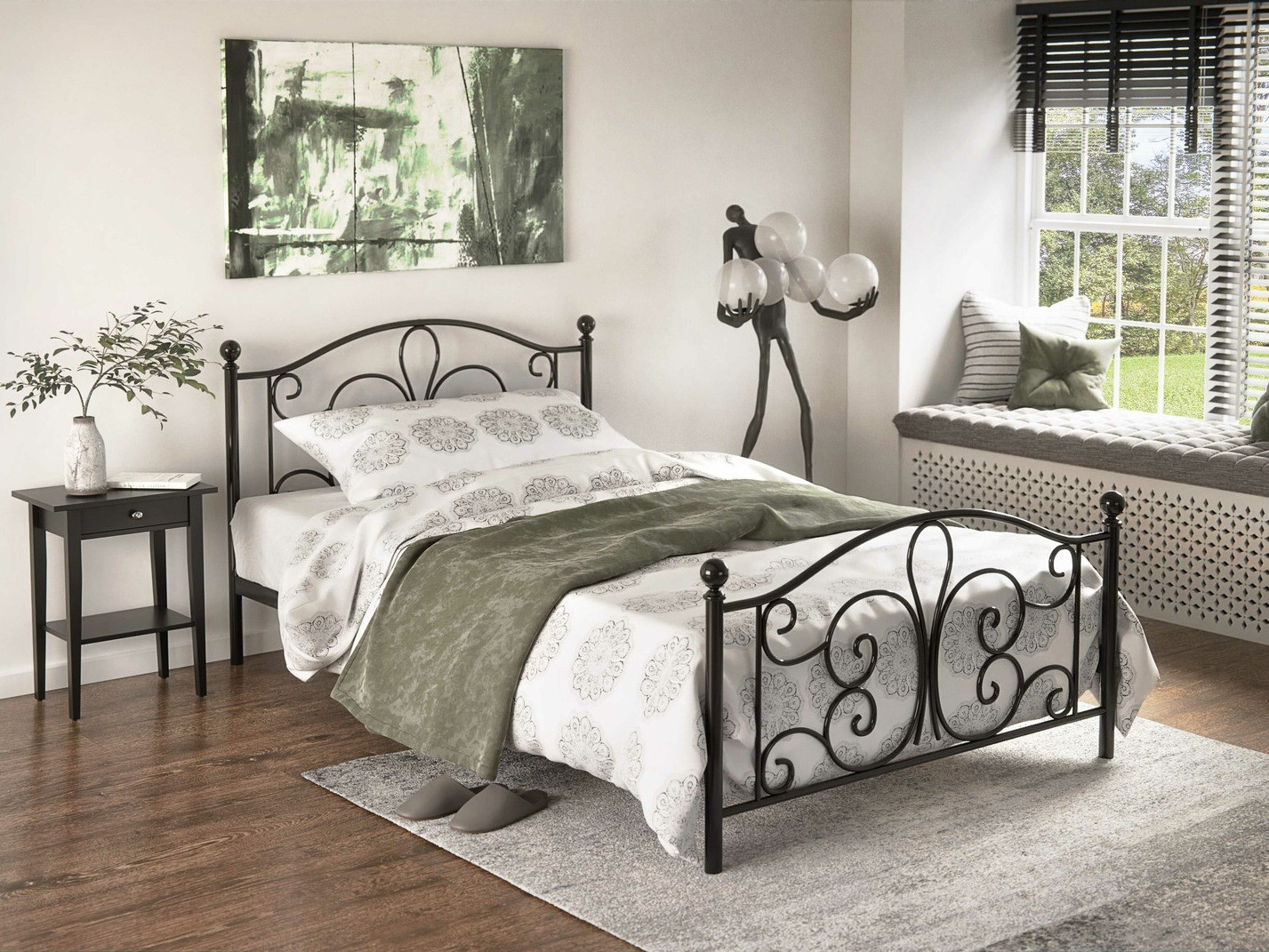 Lova Houston 1355 (Juoda)