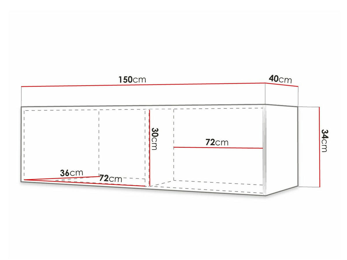 TV staliukas Elblaru 106 (Balta)