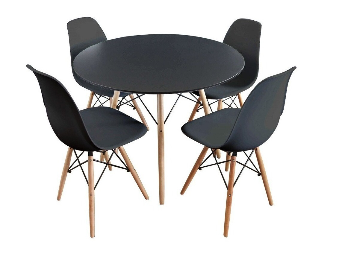 Stalas Comfivo 328 (Juoda + Šviesus medis)