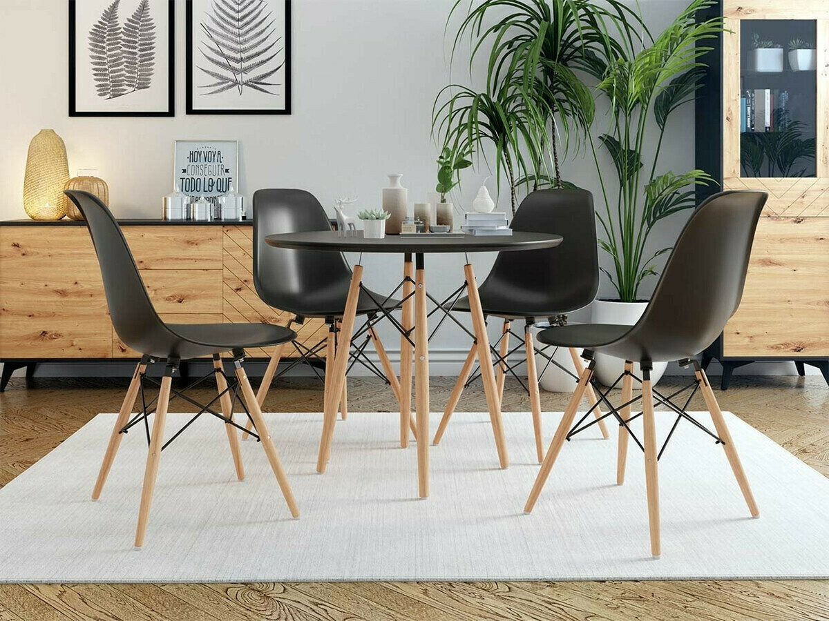 Stalas Comfivo 328 (Juoda + Šviesus medis)