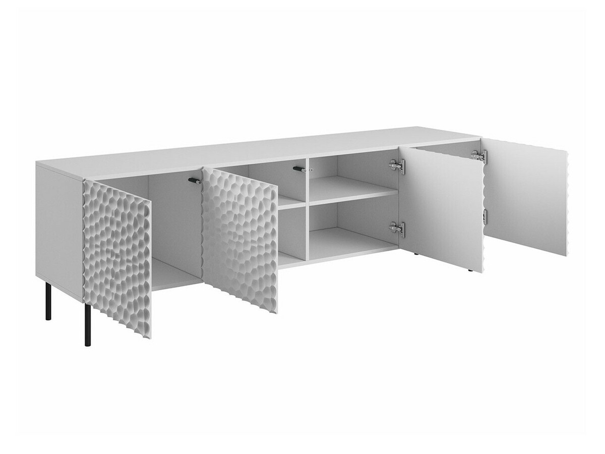 TV staliukas Charlotte 171 (Juoda + Auksinė)