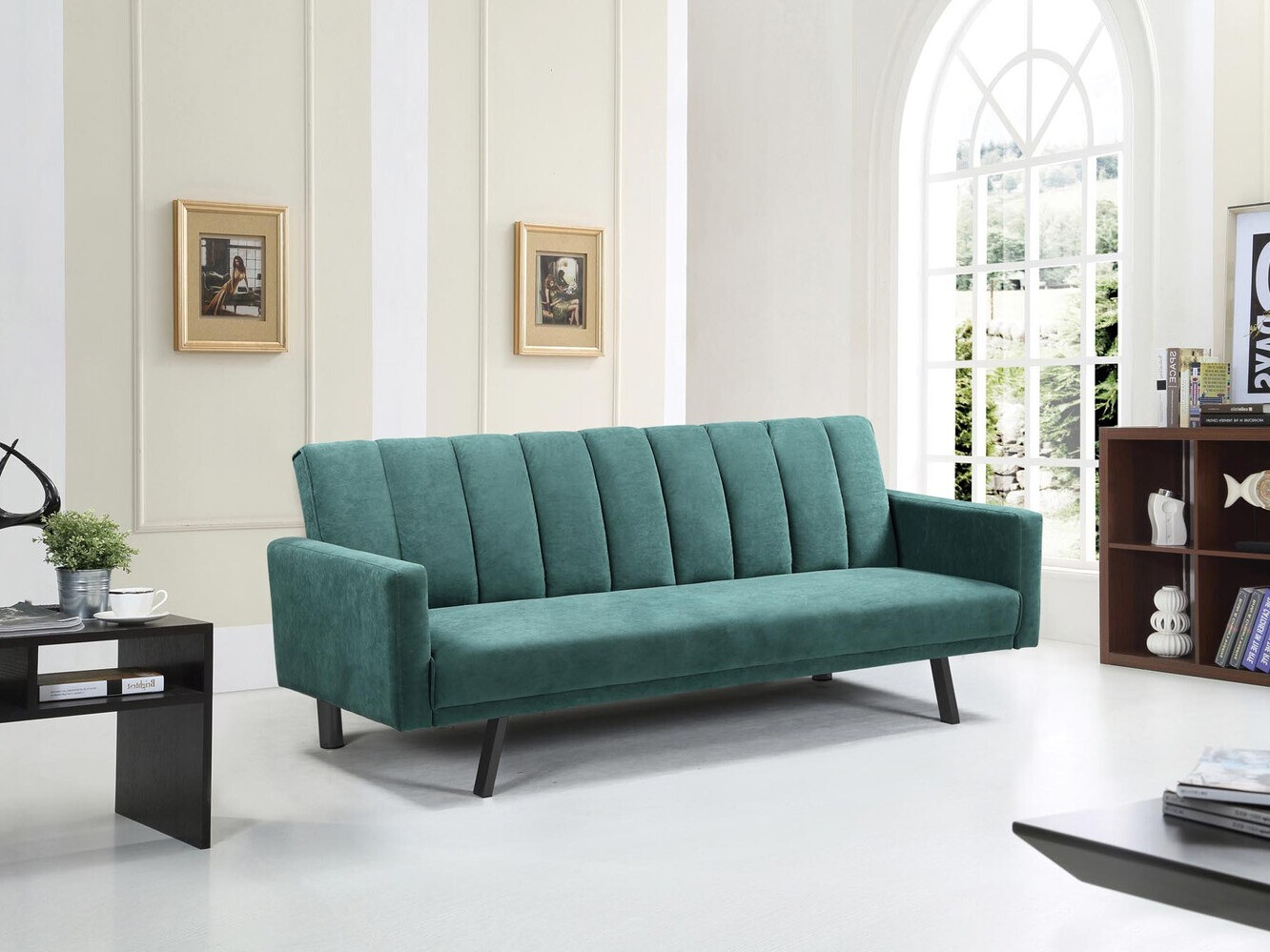 Sofa lova Houston 1362 (Tamsi žalia)
