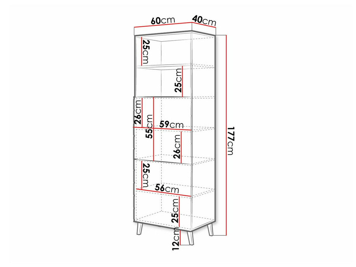 Lentyna Charlotte 178 (Juoda + Blizgi juoda)