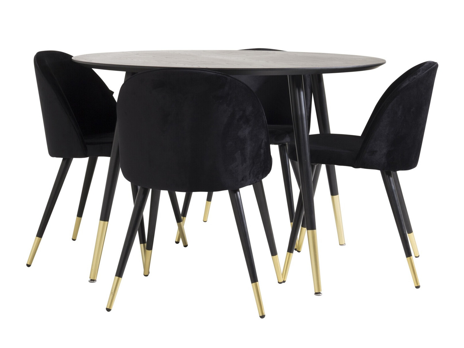 Valgomojo komplektas Dallas 3331 (Juoda)