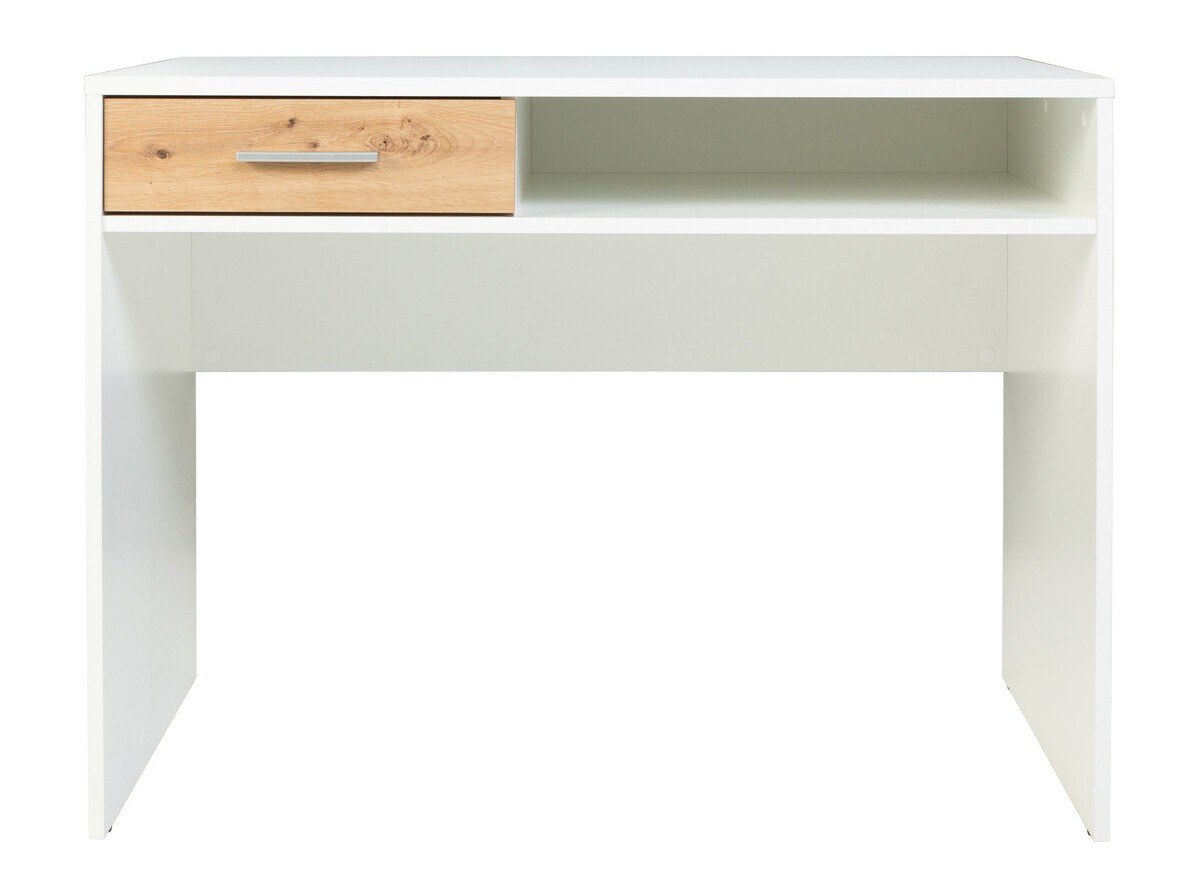 Darbo stalas Boston 427 (Balta + Artisan ąžuolas)