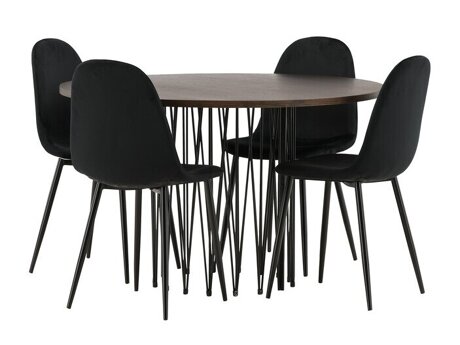 Valgomojo komplektas Dallas 3370 (Juoda)