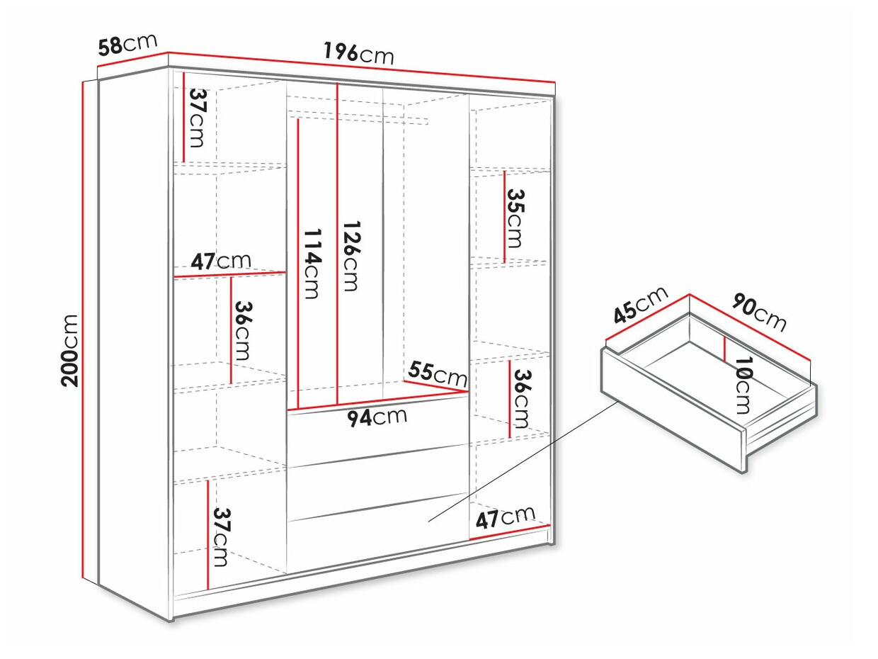 Spinta Musum I (Juoda + Auksinė)