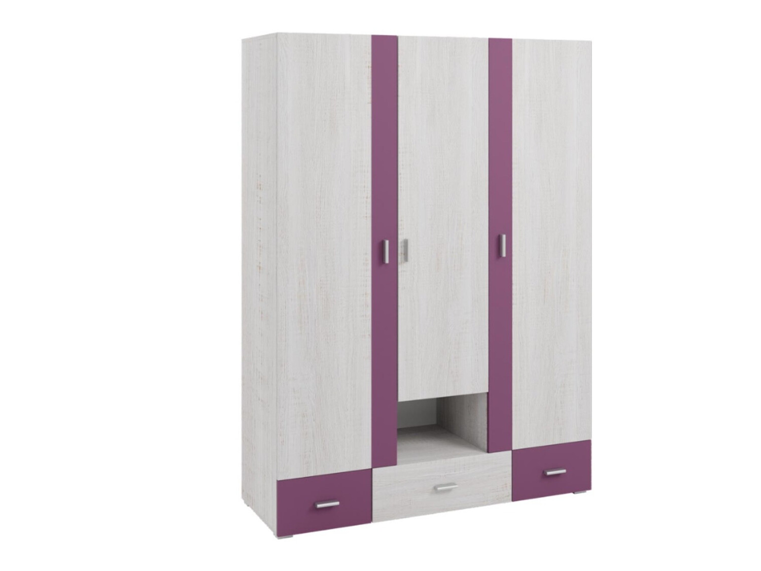 Spinta Omaha D123 (Balinta pušis + Violetinė)